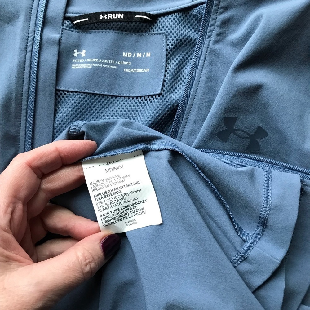 Pre-Loved Under Armour Run lightweight jacket - Picture 3 of 4